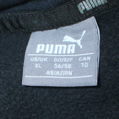 Puma Men's Black XL Pullover Hoodie Graphic Logo Sportswear