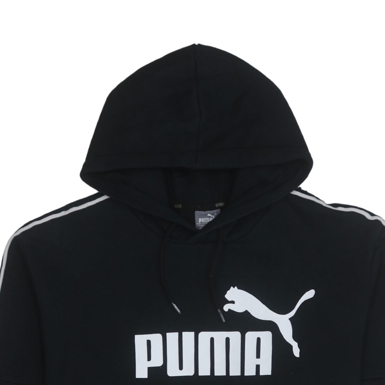 Puma Men's Black XL Pullover Hoodie Graphic Logo Sportswear