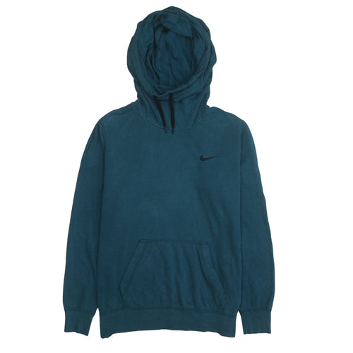 Nike Men's Blue Pullover Hoodie Size L Fleece Sportswear