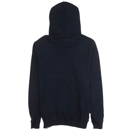 Calvin Klein Men's Blue Pullover Hoodie Size M Logo Fleece