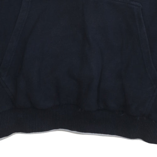 Calvin Klein Men's Blue Pullover Hoodie Size M Logo Fleece