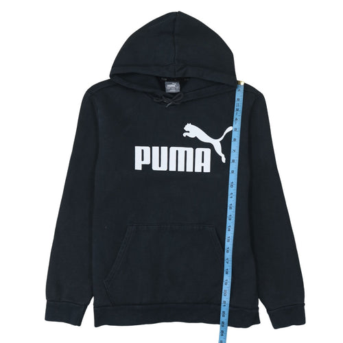 Puma Men's Black Regular Fit Pullover Hoodie Size S
