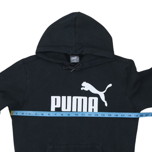 Puma Men's Black Regular Fit Pullover Hoodie Size S
