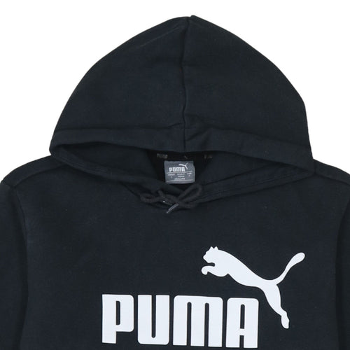 Puma Men's Black Regular Fit Pullover Hoodie Size S