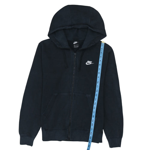 Nike Men's Black XS Full Zip Hoodie Fleece Sweatshirt