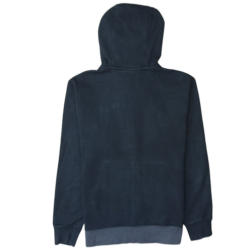 Nike Men’s Black Full Zip Hoodie S Fleece Cotton Logo Sportswear