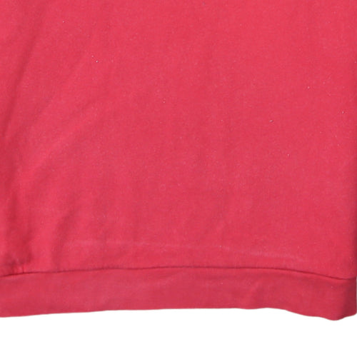 Levi's Men's Red Small Logo Graphic Pullover Sweatshirt