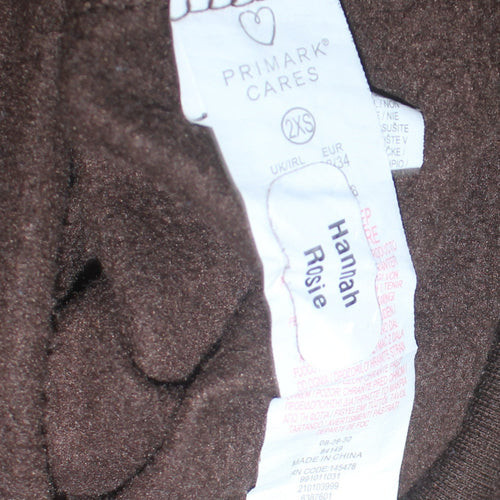 Disney Primark Cares Women Brown 2XS Bambi Pullover Sweatshirt