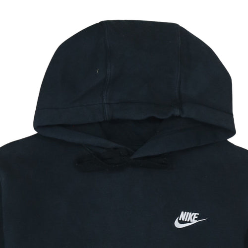 Nike Men's Black Pullover Hoodie Small Logo Sportswear Sweatshirt