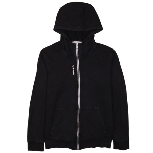 Reebok Men's Black Full Zip Hoodie Size M Sports Fleece Jacket