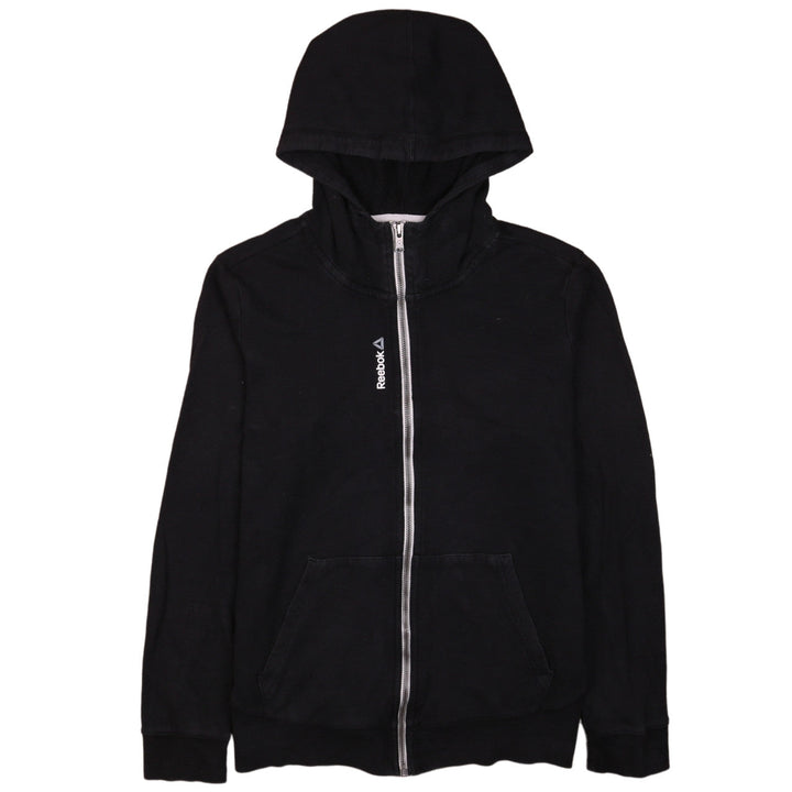 Reebok Men's Black Full Zip Hoodie Size M Sports Fleece Jacket