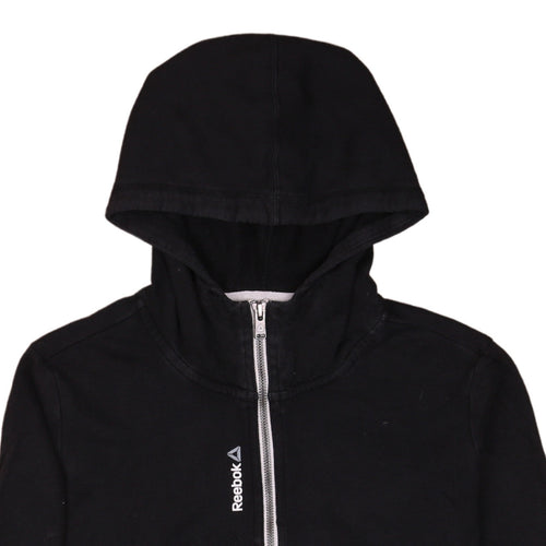 Reebok Men's Black Full Zip Hoodie Size M Sports Fleece Jacket