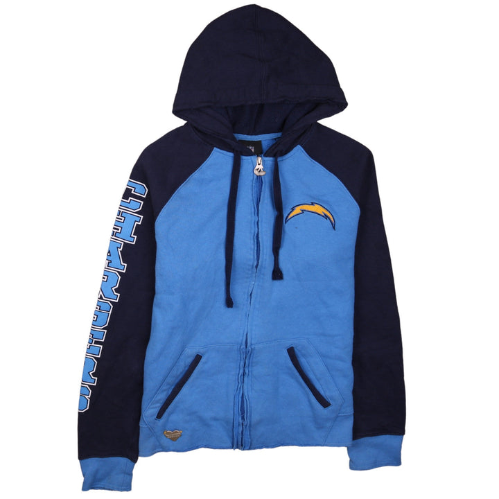 Reebok NFL Team Apparel Blue Full Zip Hoodie Unisex M Sports Fleece