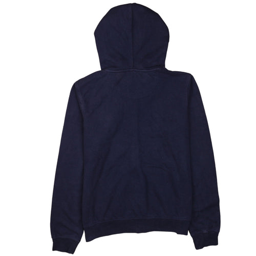 NFL Team Apparel Womens Navy Denver Broncos Full Zip Hoodie