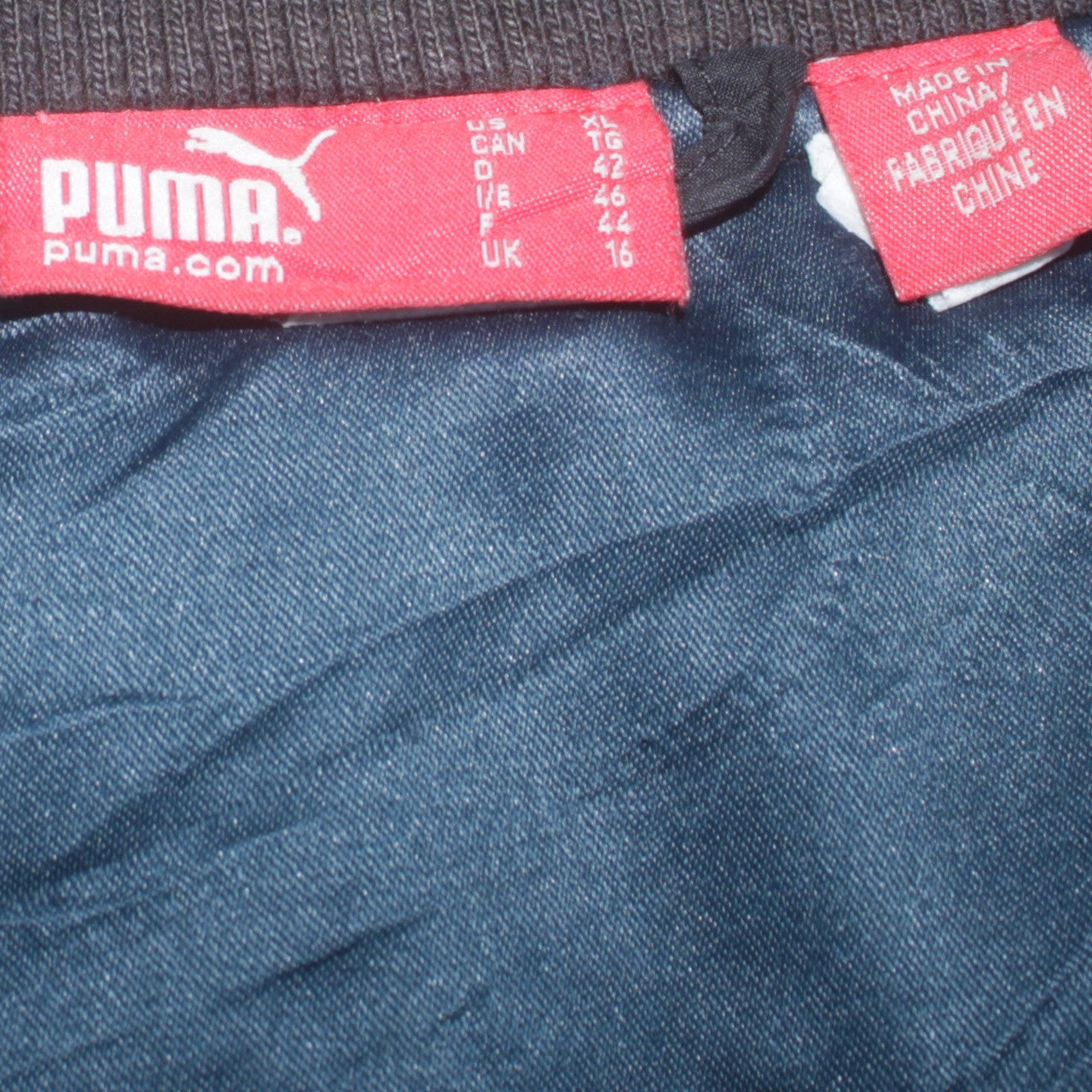 Puma Women Black Size 16 Bomber Jacket Full Zip Casual Sportswear
