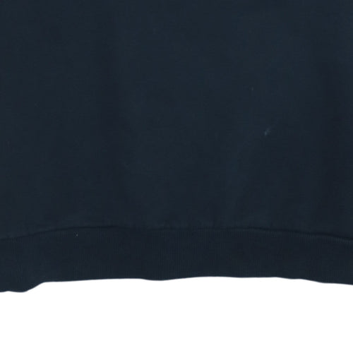 Puma Men's Black Crew Neck Logo Sweatshirt Size M