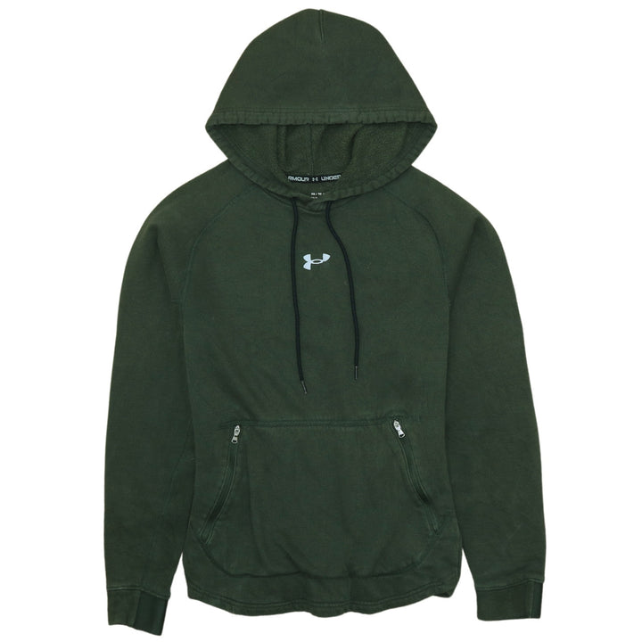 Under Armour Men's Green XS Pullover Hoodie ColdGear Fleece