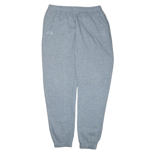Kappa Men’s Grey Fleece Joggers XL Regular Fit Sportswear