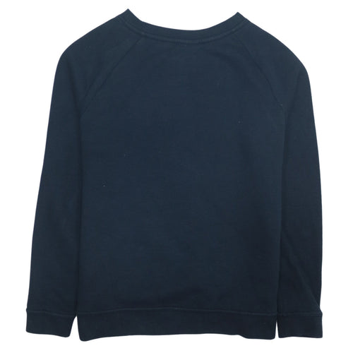 Nike Men's Black Small Pullover Sweatshirt Logo Crew Neck