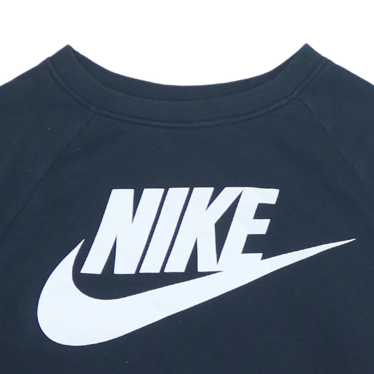Nike Men's Black Small Pullover Sweatshirt Logo Crew Neck
