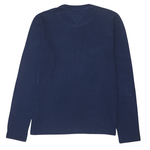 Tommy Hilfiger Men’s Blue Long Sleeve Sport Graphic T-Shirt Size S