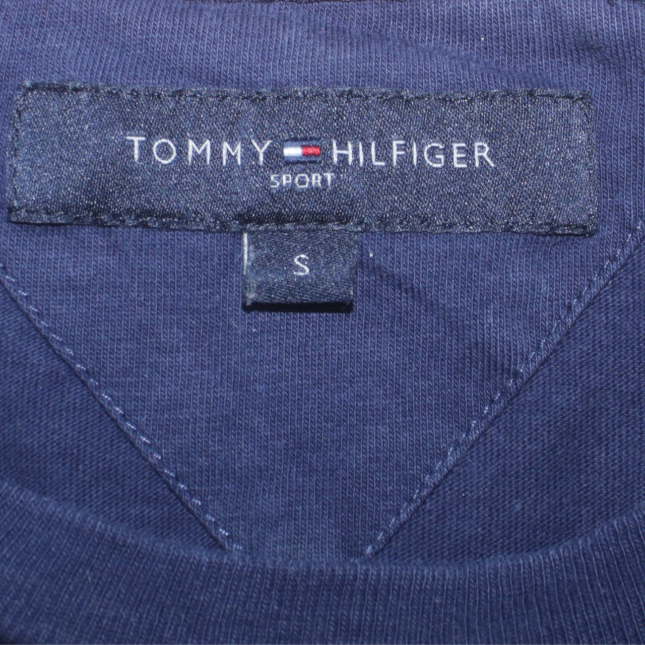 Tommy Hilfiger Men’s Blue Long Sleeve Sport Graphic T-Shirt Size S