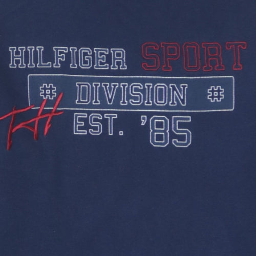 Tommy Hilfiger Men’s Blue Long Sleeve Sport Graphic T-Shirt Size S