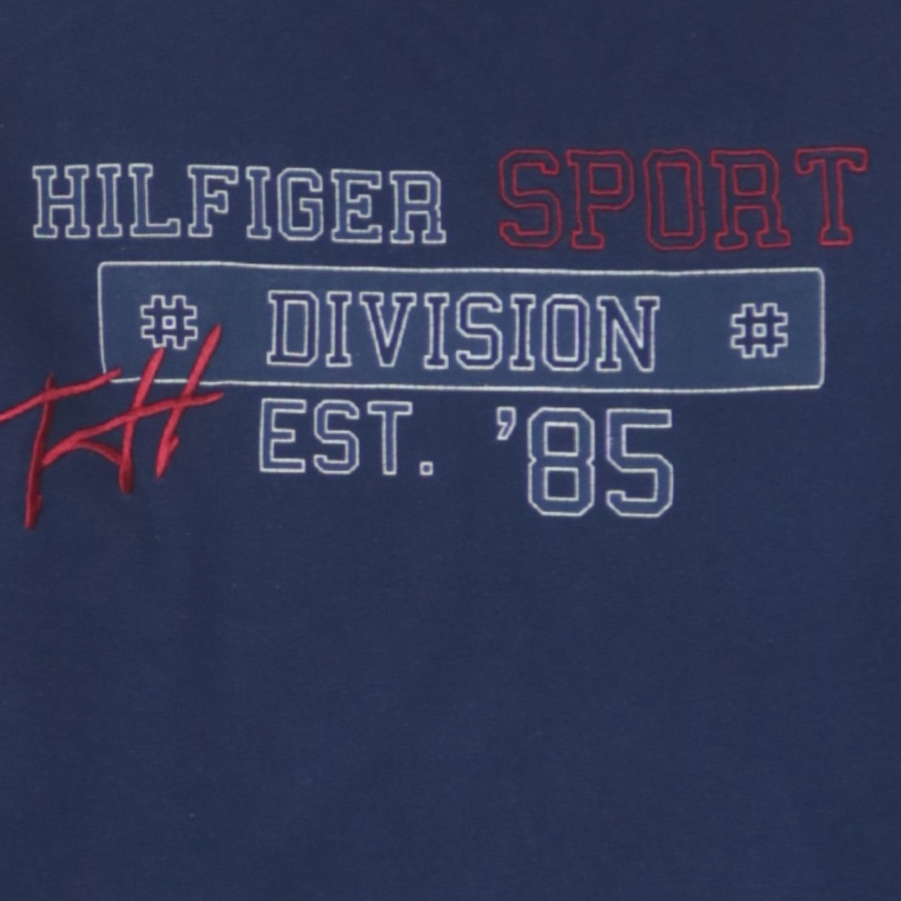 Tommy Hilfiger Men’s Blue Long Sleeve Sport Graphic T-Shirt Size S