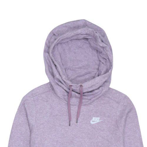 Nike Men's Purple Pullover Hoodie XS Fleece Logo Sweatshirt