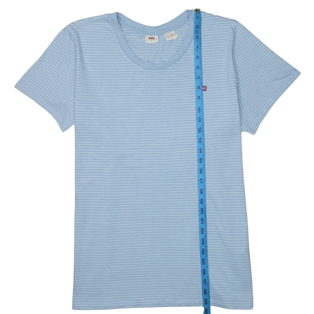 Levi's Men's Blue Striped Crew Neck T-Shirt Size 2XL