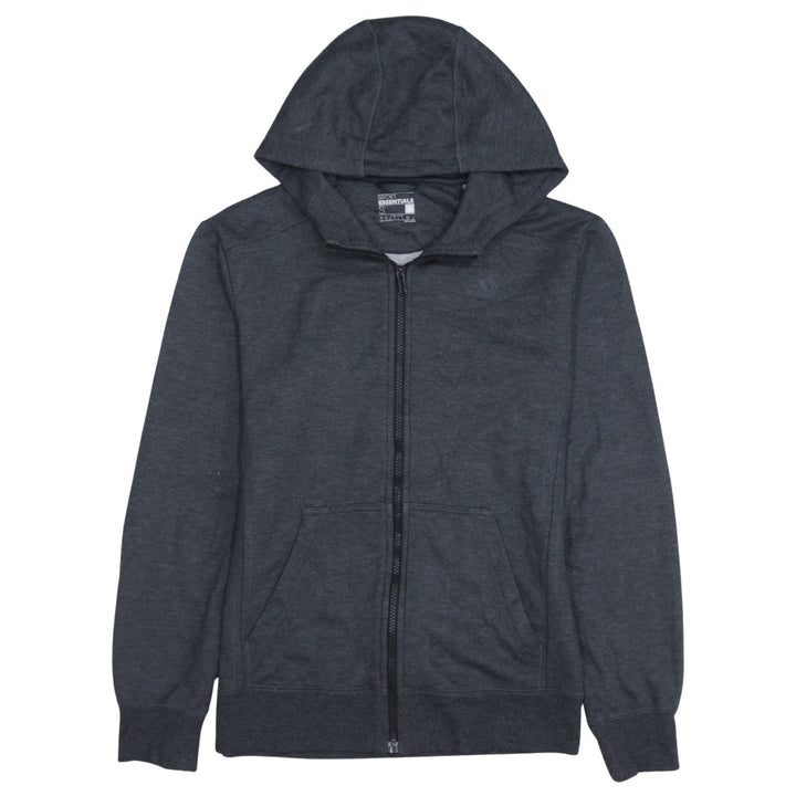 Adidas Men's Grey Full Zip Hoodie Size S Sport Essentials