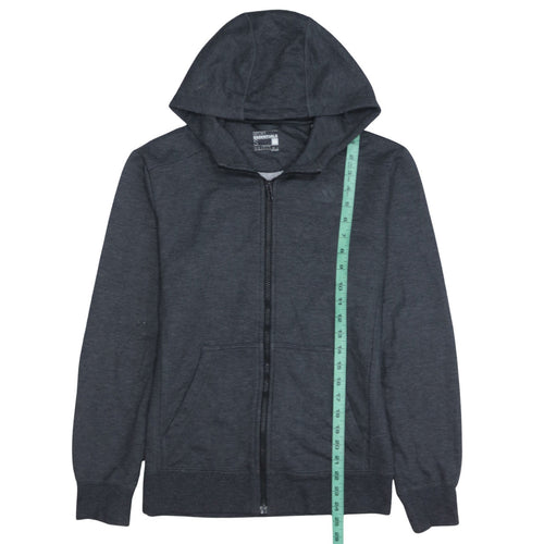 Adidas Men's Grey Full Zip Hoodie Size S Sport Essentials