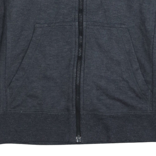 Adidas Men's Grey Full Zip Hoodie Size S Sport Essentials