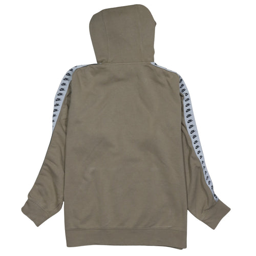 Nike Mens Beige Pullover Hoodie L Logo Fleece Hooded Sweatshirt
