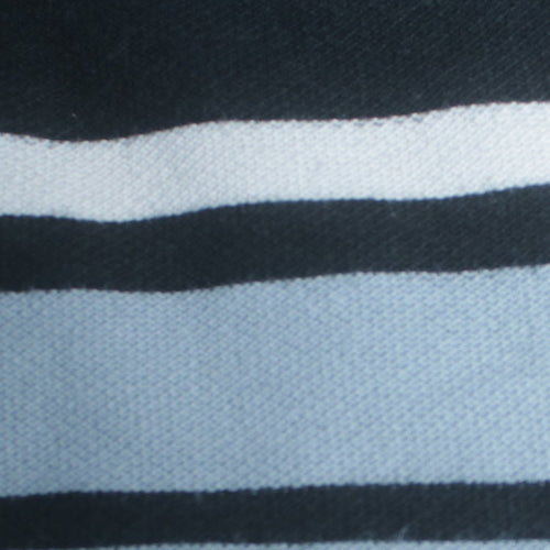 Lacoste Men's Black & Grey Striped Long Sleeve Polo Shirt Size L