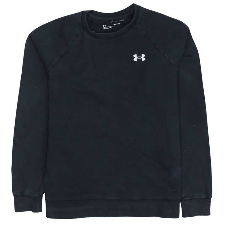Under Armour Men's Black Small Crew Neck Pullover Sweatshirt