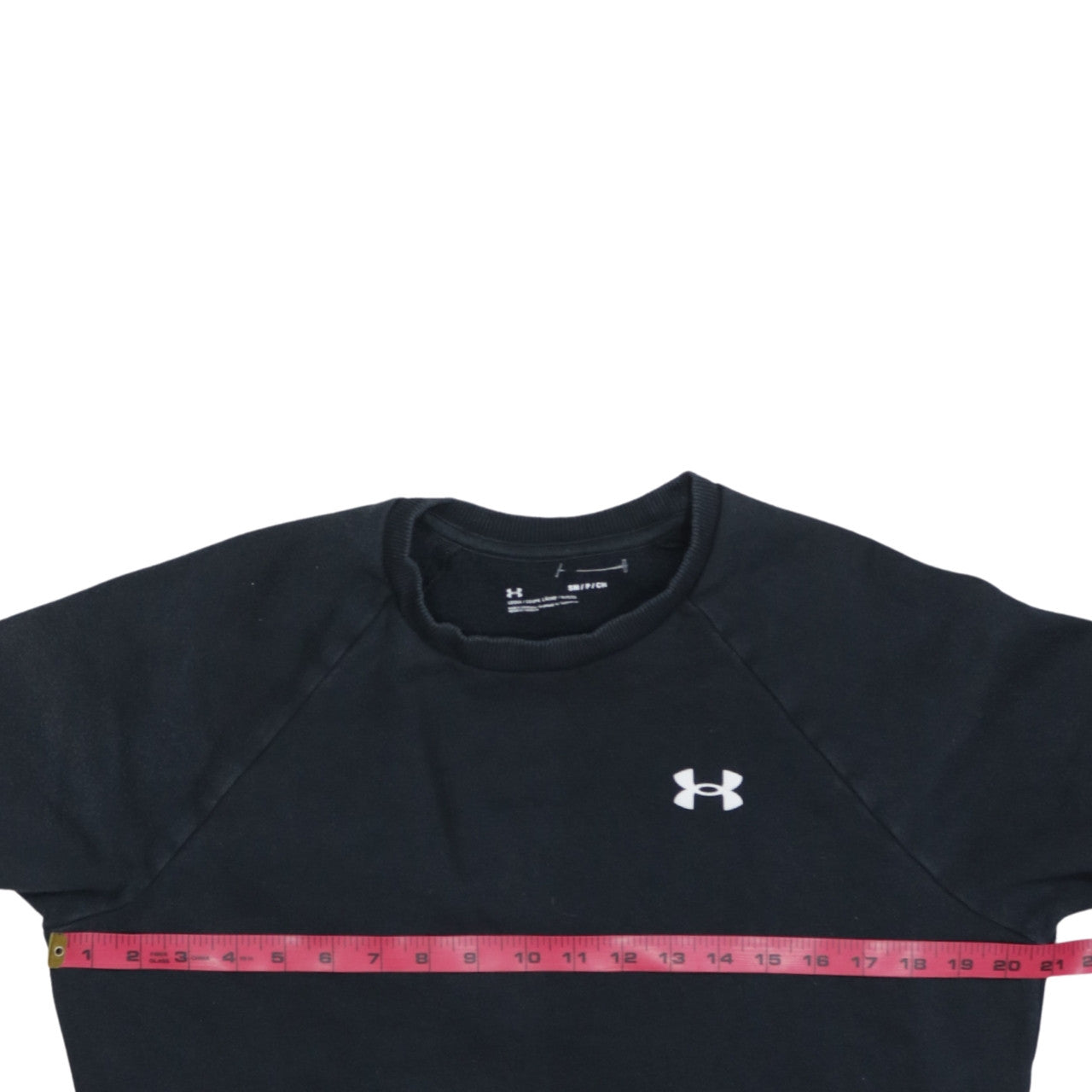 Under Armour Men's Black Small Crew Neck Pullover Sweatshirt