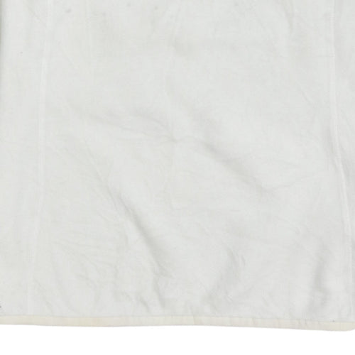 The North Face Women's White Fleece Pullover Sweatshirt L 1/4 Zip