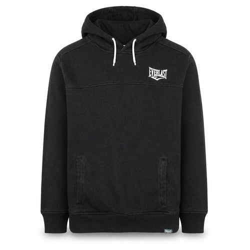 Everlast Men's Black Pullover Hoodie M Sports Fleece Sweatshirt