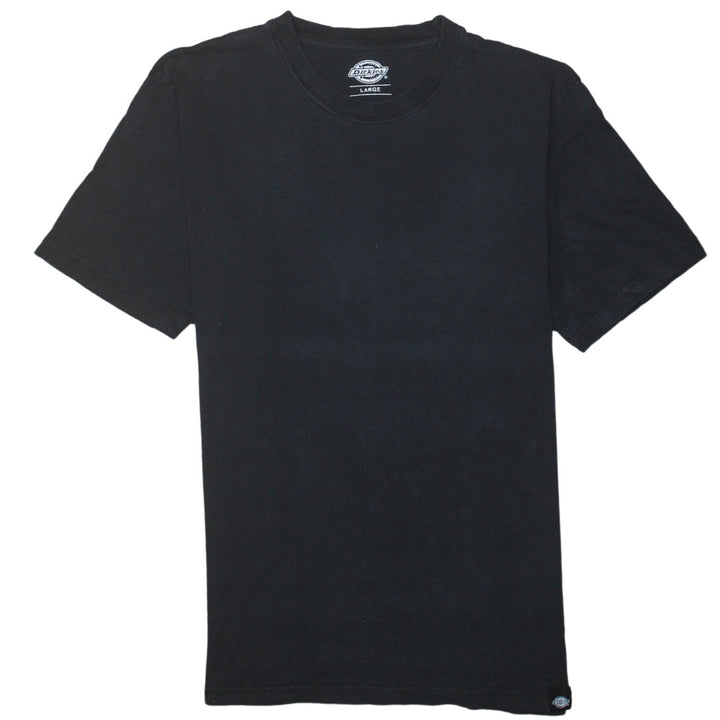 Dickies Men’s Black Cotton Short Sleeve Crew Neck T-Shirt Size L
