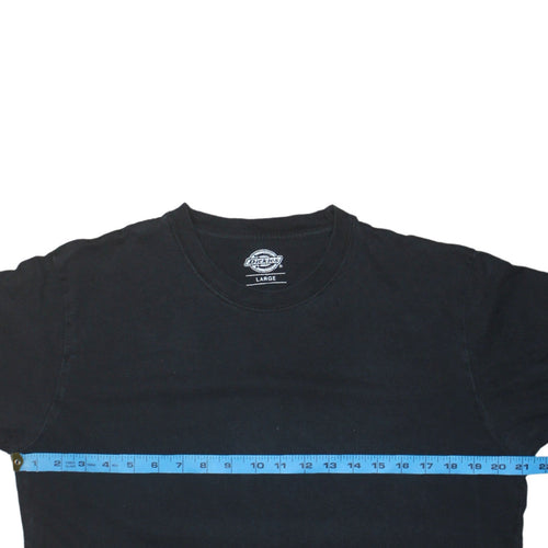 Dickies Men’s Black Cotton Short Sleeve Crew Neck T-Shirt Size L