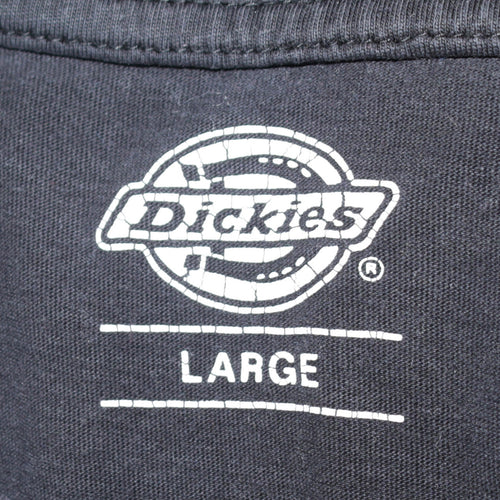 Dickies Men’s Black Cotton Short Sleeve Crew Neck T-Shirt Size L