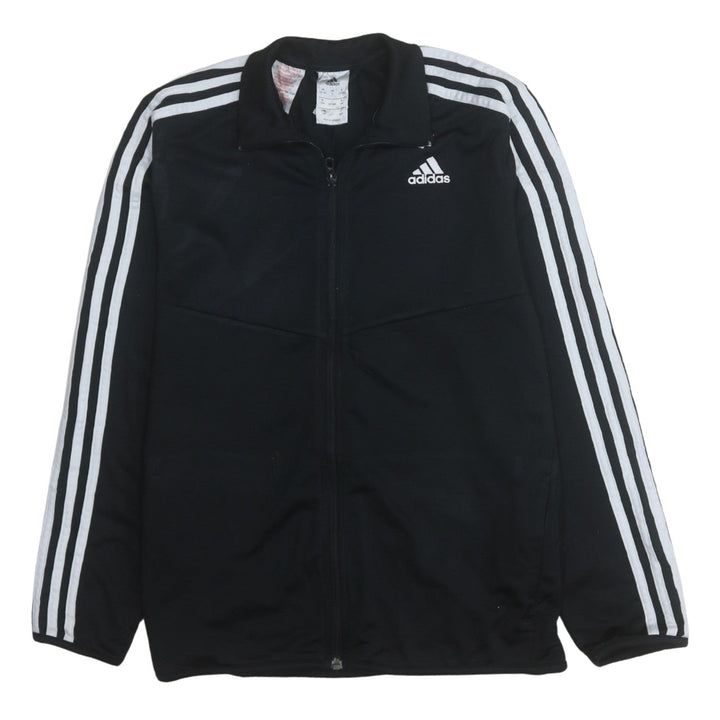 Adidas Boys Black Full Zip Sweatshirt 13-14 Years Sports Training Top