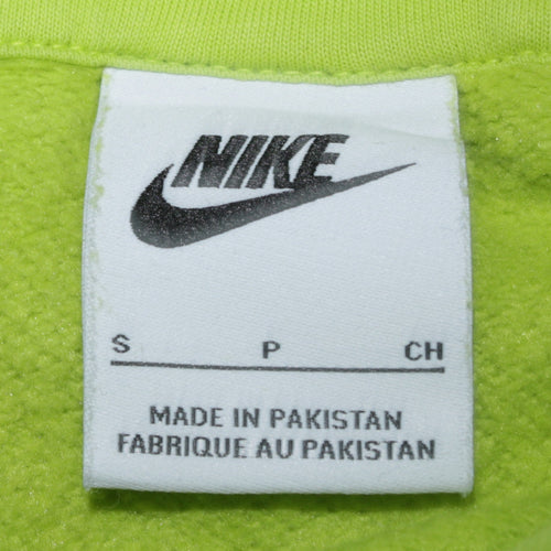 Nike Men's Green Pullover Hoodie Size S Regular Fit Fleece