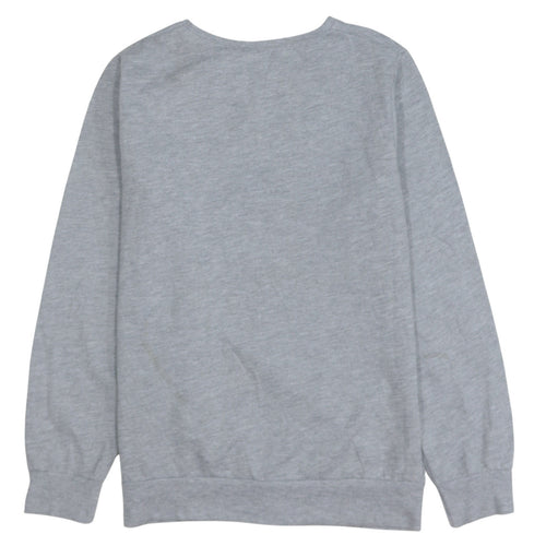 Disney Women’s Grey Beauty and the Beast Floral Sweatshirt Small
