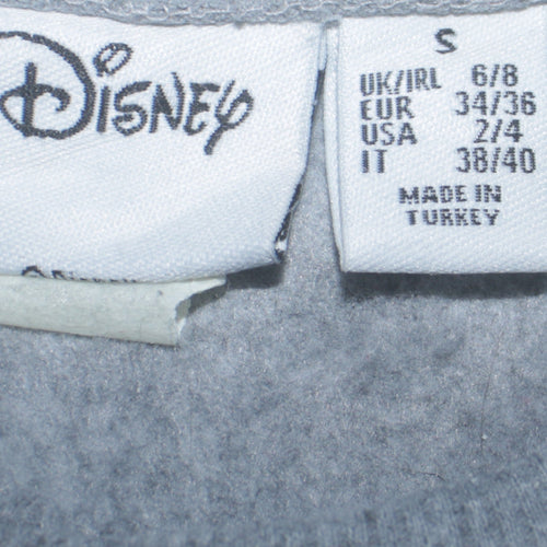 Disney Women’s Grey Beauty and the Beast Floral Sweatshirt Small