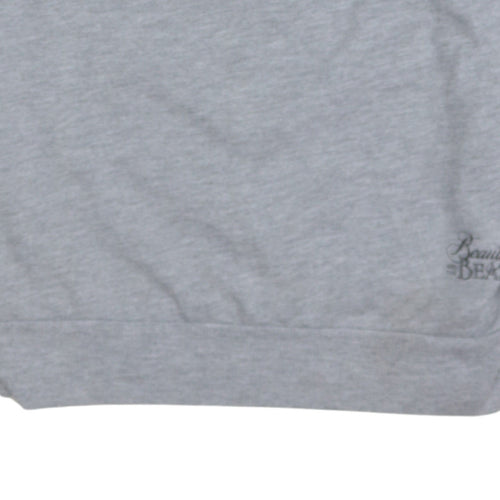 Disney Women’s Grey Beauty and the Beast Floral Sweatshirt Small