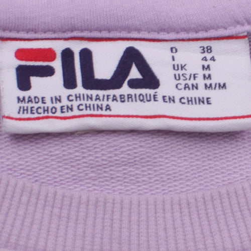 Fila Men's Purple Crew Neck Pullover Sweatshirt Size M
