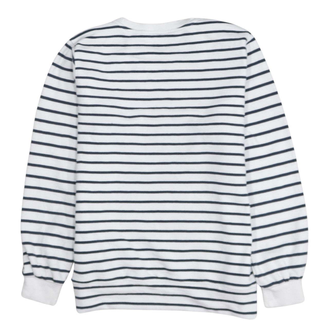 Tommy Hilfiger Women’s White Striped Pullover Sweatshirt Small