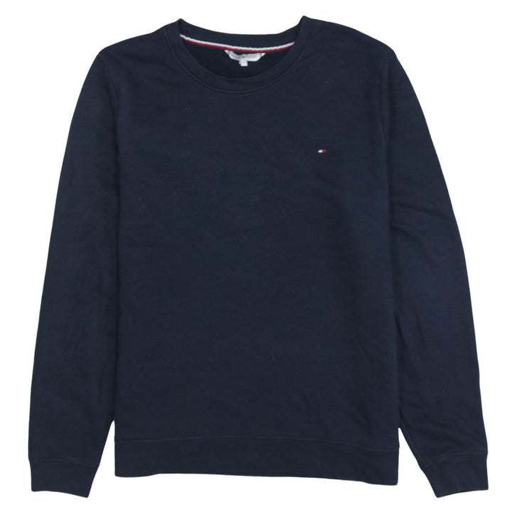Tommy Hilfiger Men's Blue XL Crew Neck Cotton Sweatshirt